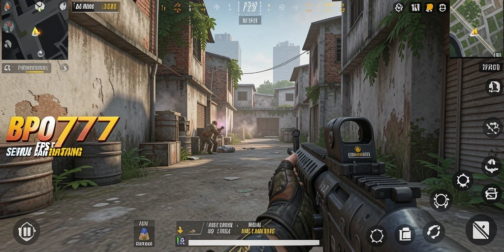 Tampilan gameplay BPO777 yang mendebarkan dan penuh aksi.