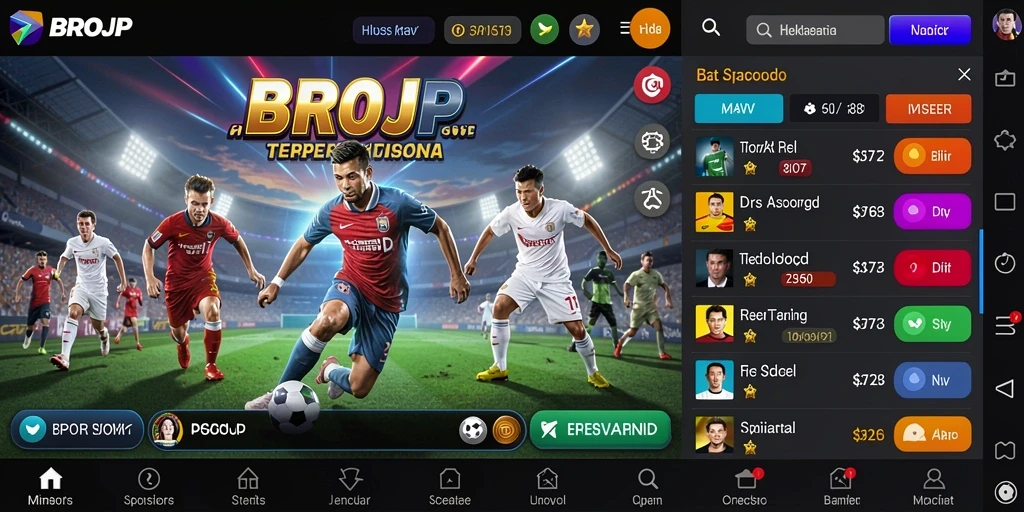 Tampilan sistem taruhan olahraga yang menarik di BROJP.