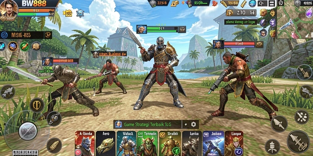Screenshot gameplay BW888 menampilkan strategi dan aksi seru.