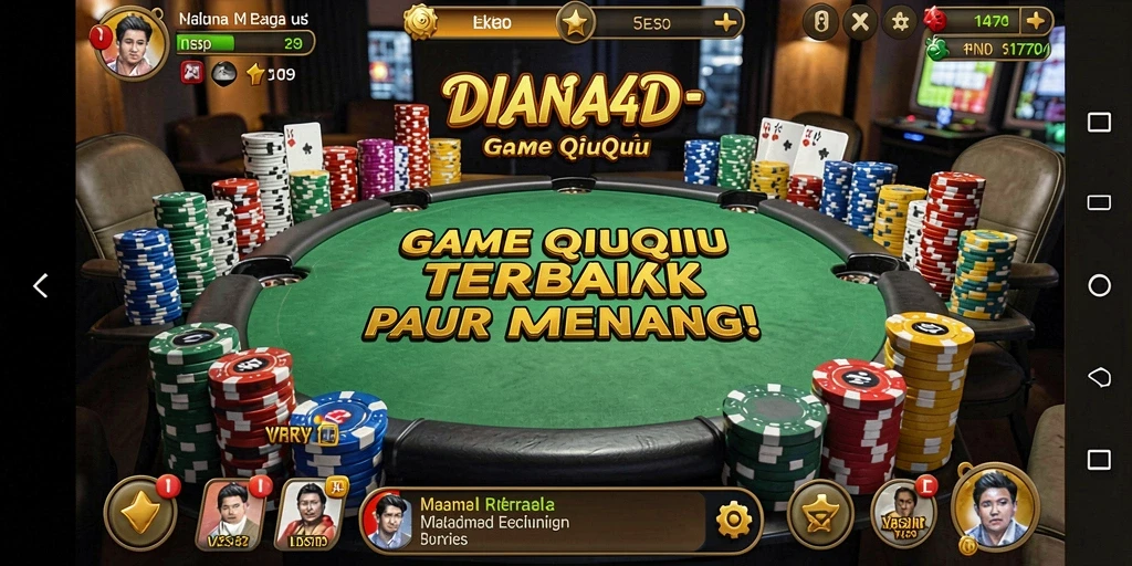 Gameplay seru DIANA4D menantang pemain QiuQiu.