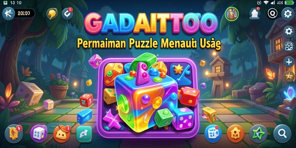 Screenshot gameplay GADAITOTO yang menunjukkan tantangan puzzle.