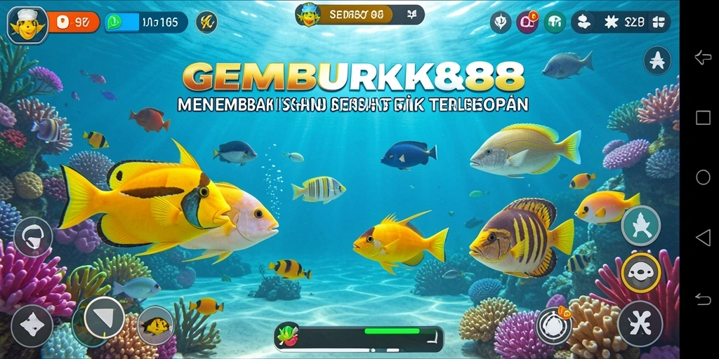Screenshot dari gameplay seru Tembak Ikan GEMBUR88.