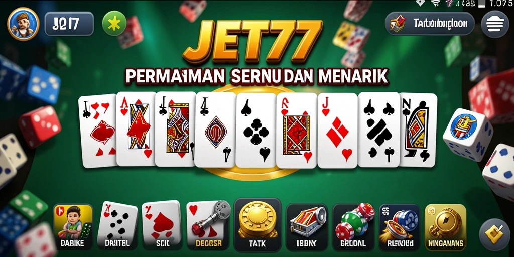 Tangkapan layar gameplay JET77 yang menarik dan kompetitif.