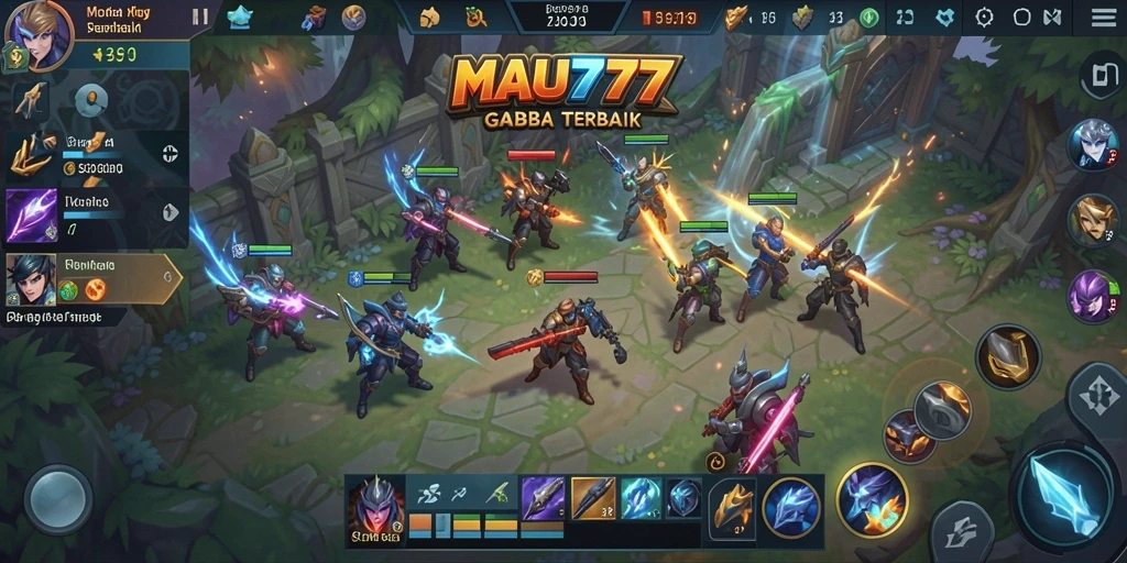 Tampilan gameplay seru dan strategis di MAU777.