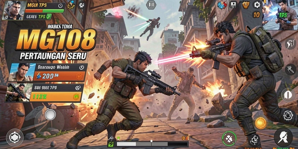 Tampilan gameplay MG108 yang seru dan mendebarkan.