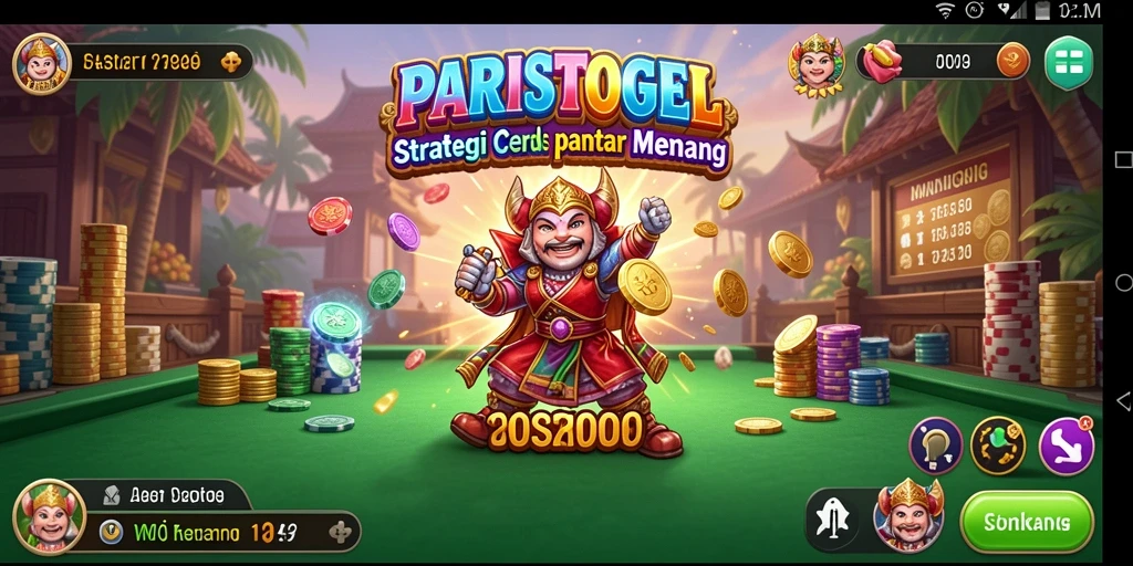 Tampilan gameplay PARISTOGEL yang menarik dan menantang strategi.