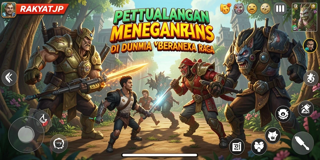 Tampilan gameplay RAKYATJP yang menegangkan dan menarik.