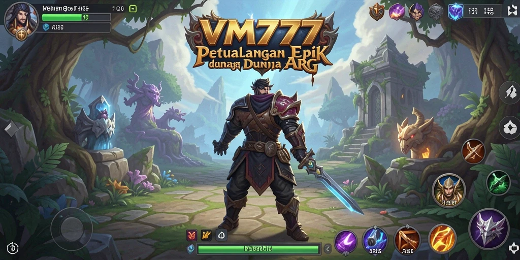 Tangkapan layar gameplay VM777 menampilkan aksi pertempuran yang seru.