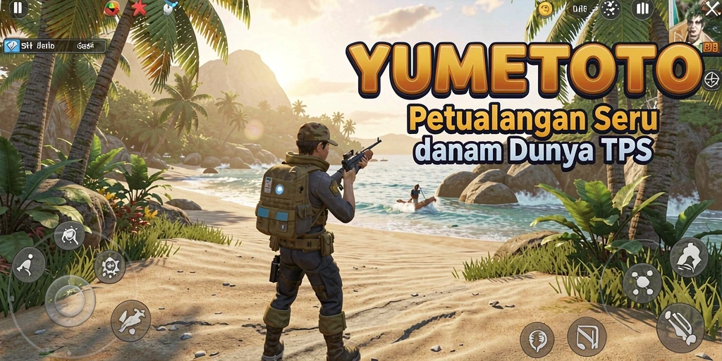 Tampilan gameplay YUMETOTO yang menegangkan.